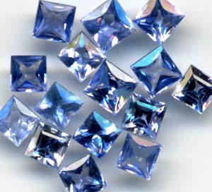 Princess Cut Sapphires